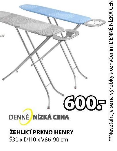 ŽEHLICÍ PRKNO HENRY