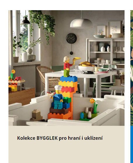 Kolekce BYGGLEK pro hraní i uklízení