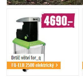 Drtič větví for_q FQ-ELH 2500 elektrický