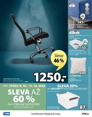 akční leták Jysk 8.10.2020-21.10.2020