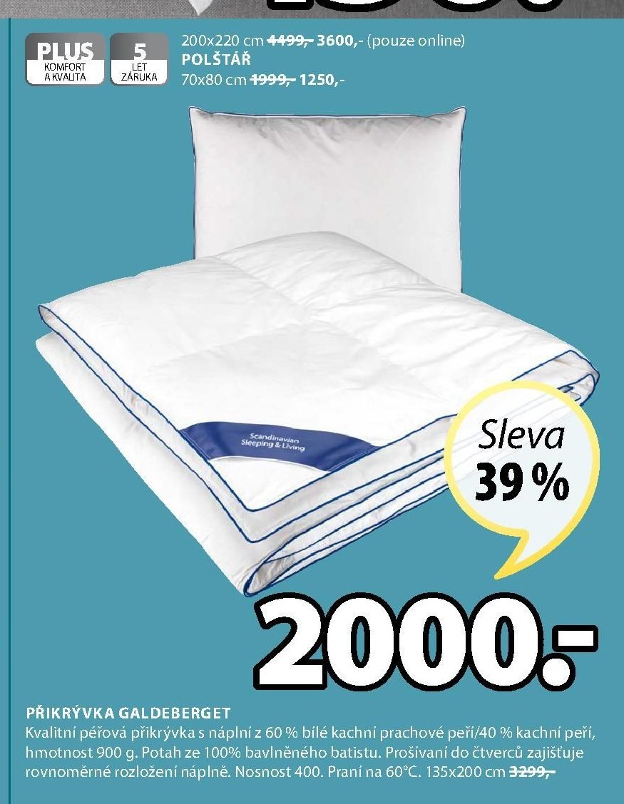 Přikrývka GALDEBERGET