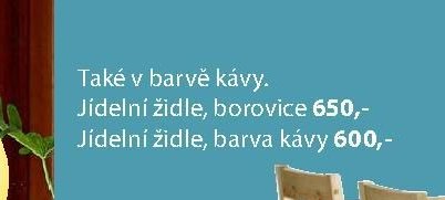 Jídelní židle, borovice