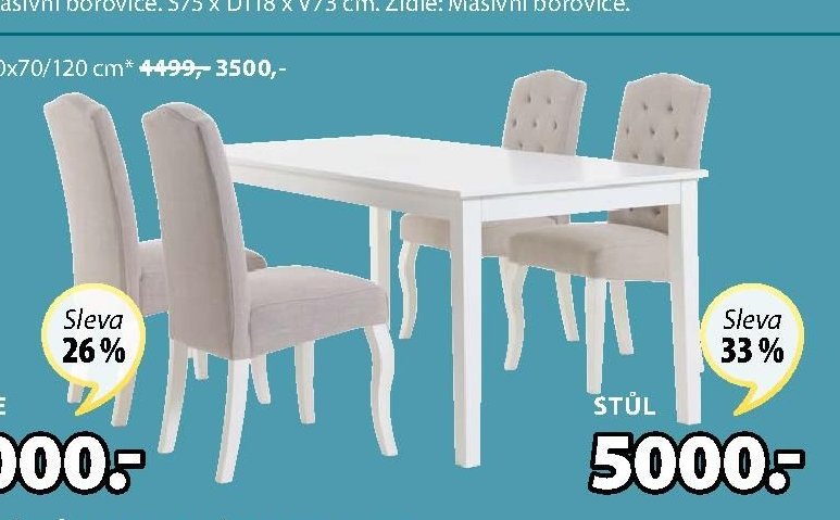 Jídelní stůl (v sestavě TYLSTRUP)