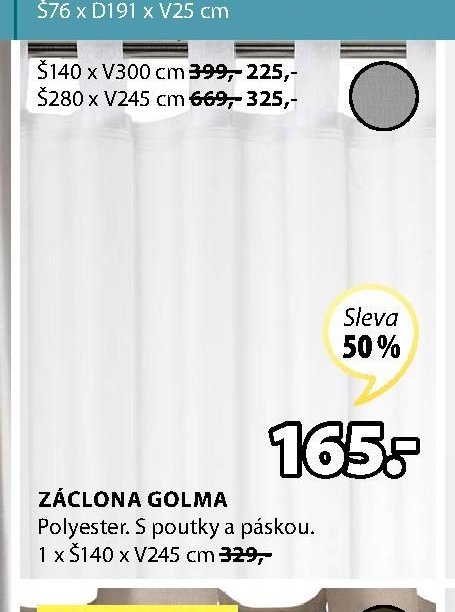 ZÁCLONA GOLMA