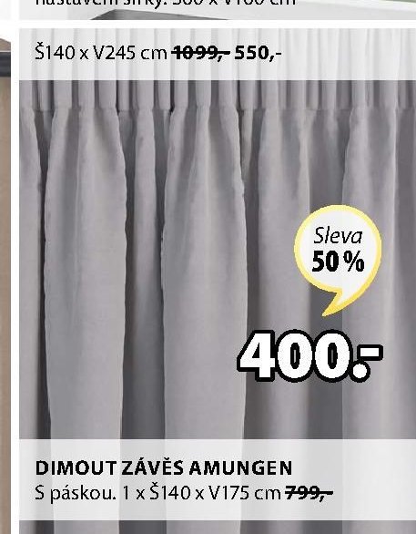 DIMOUT ZÁVĚS AMUNGEN