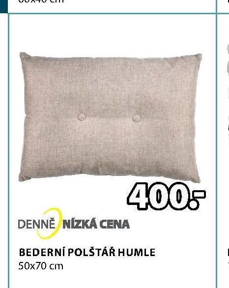 BEDERNÍ POLŠTÁŘ HUMLE
