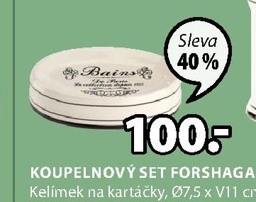 FORSHAGA Miska na mýdlo