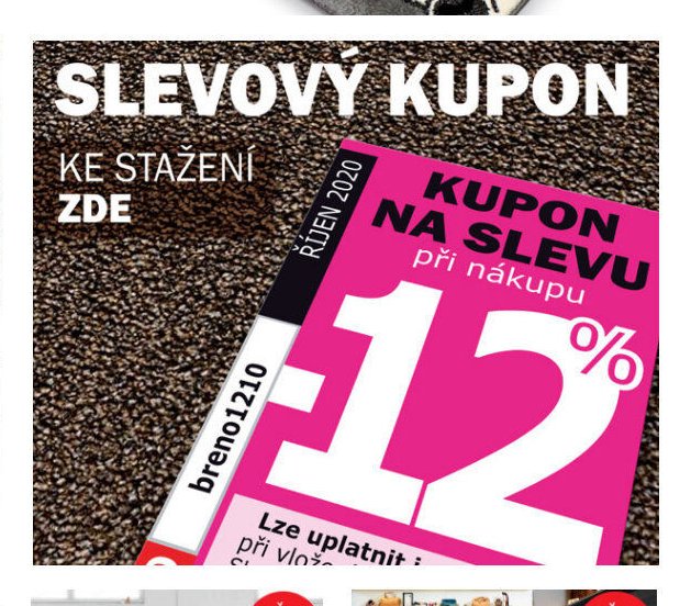 SLEVOVÝ KUPON na slevu 12 %