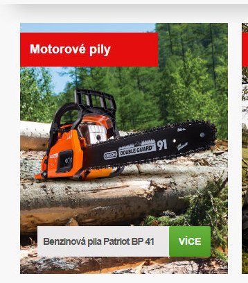 Benzínová pila Patriot BP 41