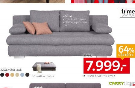 2 Rozkládací pohovka