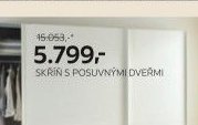 Skříň s posuvnými dveřmi