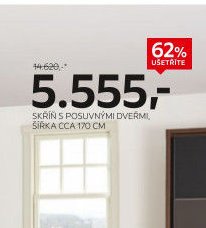 Skříň s posuvnými dveřmi