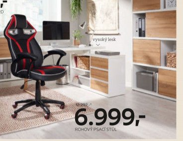 Rohový psací stůl