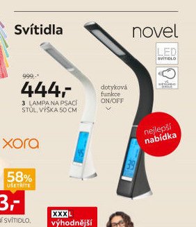 Lampa na psací stůl, výška 50 cm
