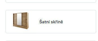 Šatní skříně