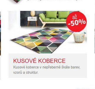 Kusové koberce