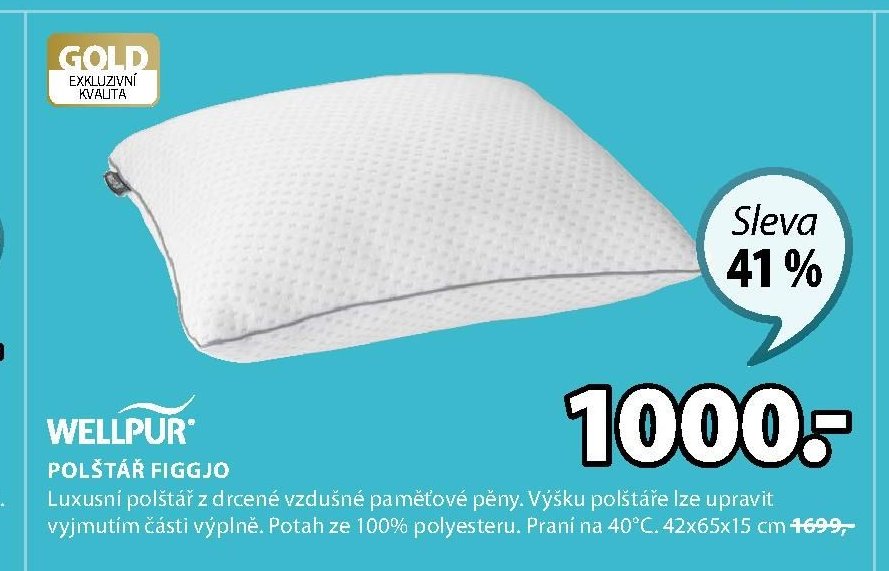 WELLPUR POLŠTÁŘ FIGGJO