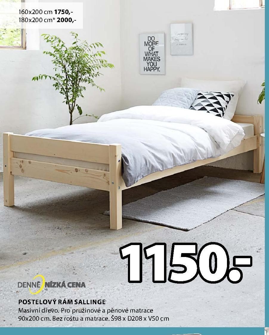 POSTELOVÝ RÁM SALLINGE