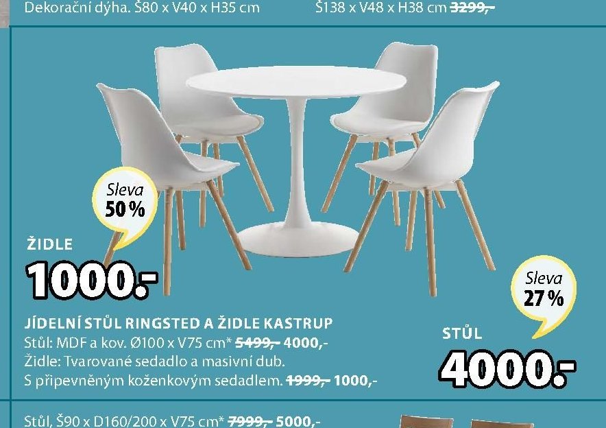 JÍDELNÍ STŮL RINGSTED