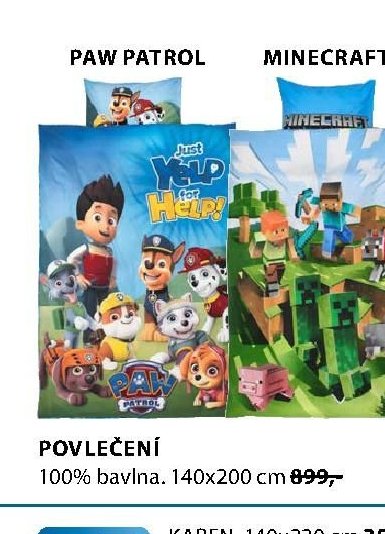 PAW PATROL POVLEČENÍ