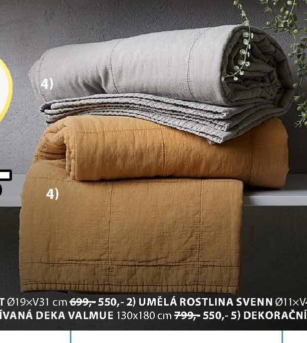Prošívaná deka VALMUE