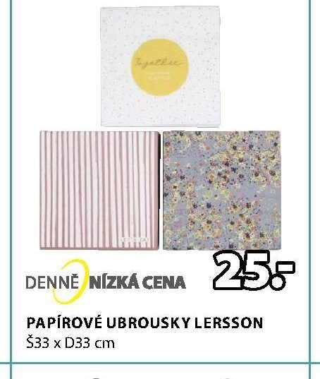Papírové ubrousky LERSSON