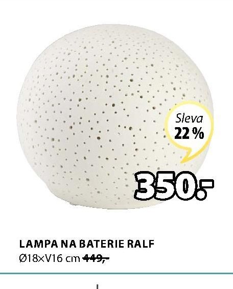 Lampa na baterie Ralf