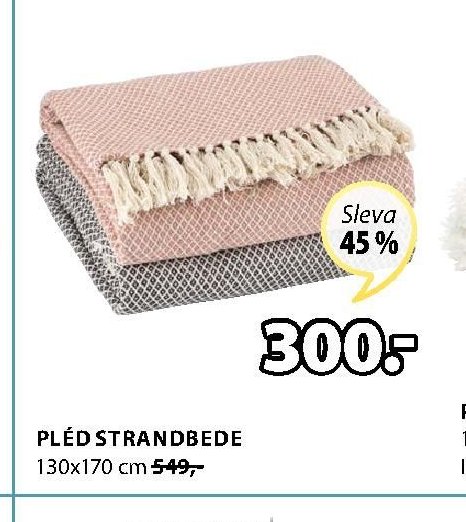 PLÉD STRANDBEDE