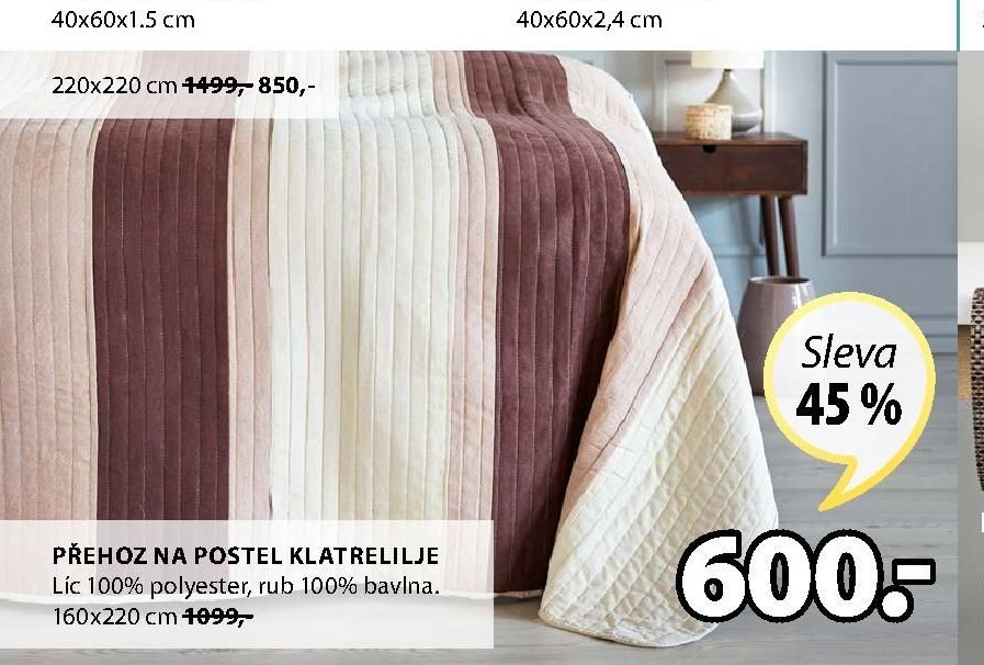 PŘEHOZ NA POSTEL KLATRELILJE