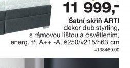 Šatní skříň ARTI