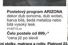 Postelový program ARIZONA