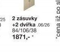 2 zásuvky + 2 dvířka .06