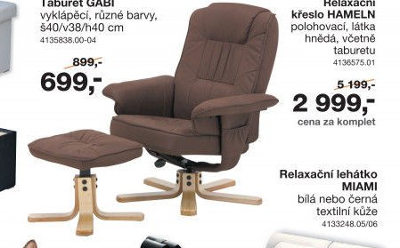 Relaxační křeslo HAMELN