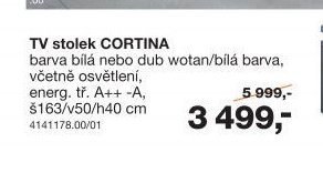 TV stolek CORTINA