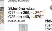 Skleněná váza