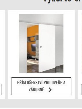 Příslušenství pro dveře a zárubně