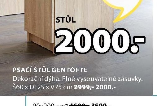 PSACÍ STŮL GENTOFTE