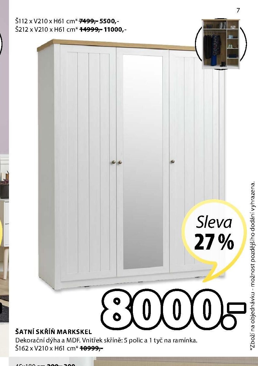 ŠATNÍ SKŘÍŇ MARKSKEL
