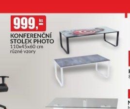KONFERENČNÍ STOLEK PHOTO 110x45x60 cm různé vzory