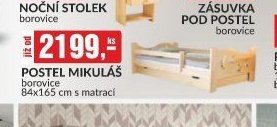 POSTEL MIKULÁŠ borovice 84x165 cm s matrací