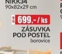 ZÁSUVKA POD POSTEL borovice