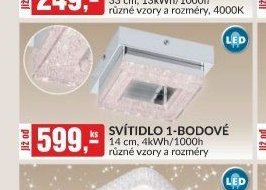 Svítidlo 1-bodové
