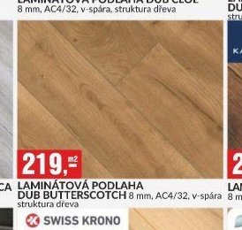 LAMINATOVA PODLAHA DUB BUTTERSCOTCH