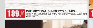 PVC KRYTINA SENDEROS 581-03