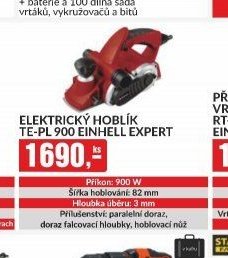 ELEKTRICKÝ HOBLÍK TE-PL 900 EINHELL EXPERT