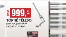 TOPNÉ TĚLESO pro koupelnový radiátor, chrom