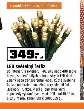 LED světelný řetěz
