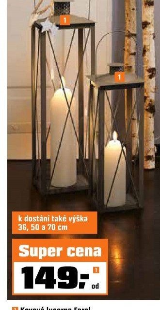 Kovová lucerna Farol