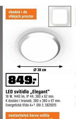 LED svítidlo „Elegant
