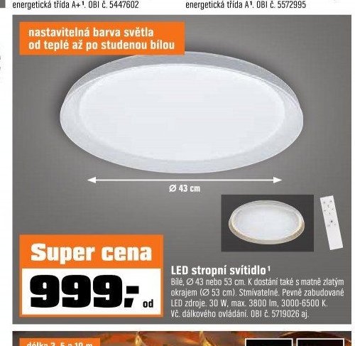 LED stropní svítidlo